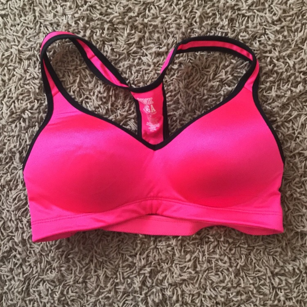 Victoria’s Secret pink neon sports bra